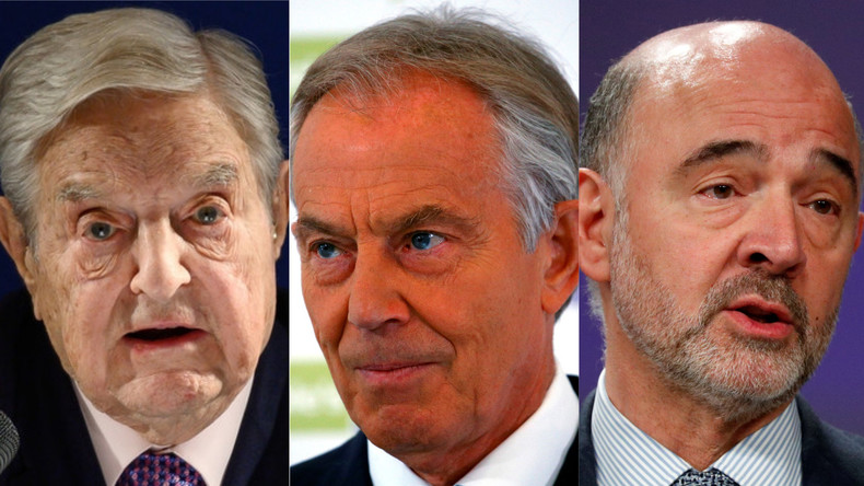 Mystérieuse réunion entre Soros, Blair et Moscovici pour faire revoter les britanniques