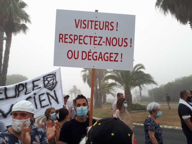 manifestation insécurité palavas