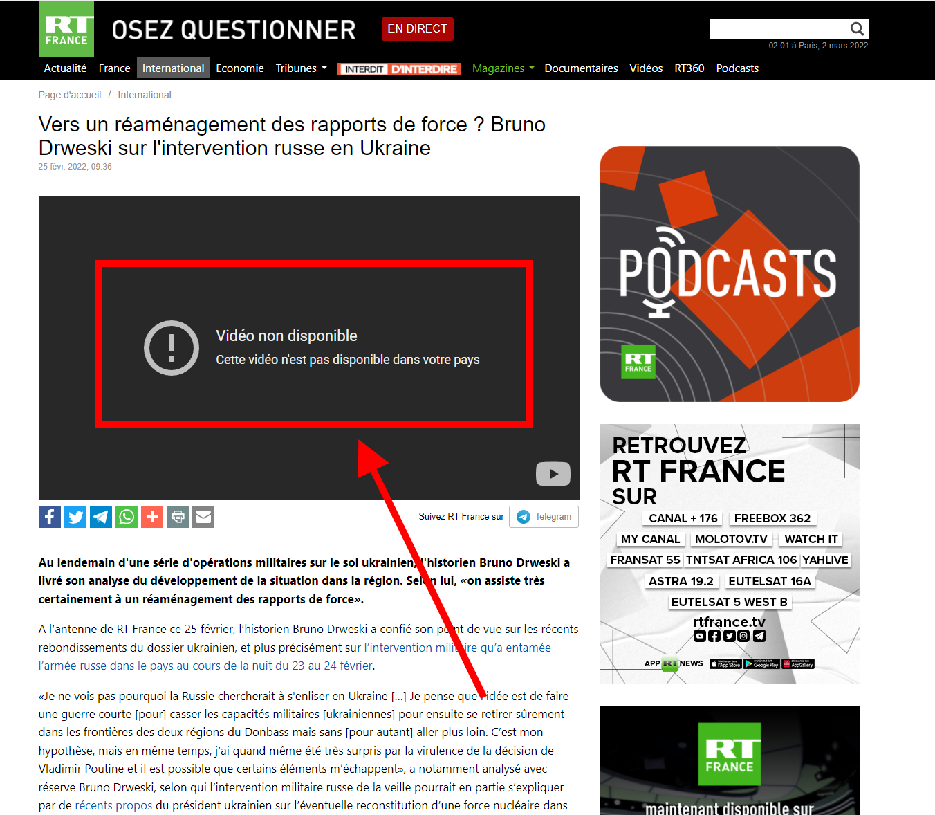 censure youtube